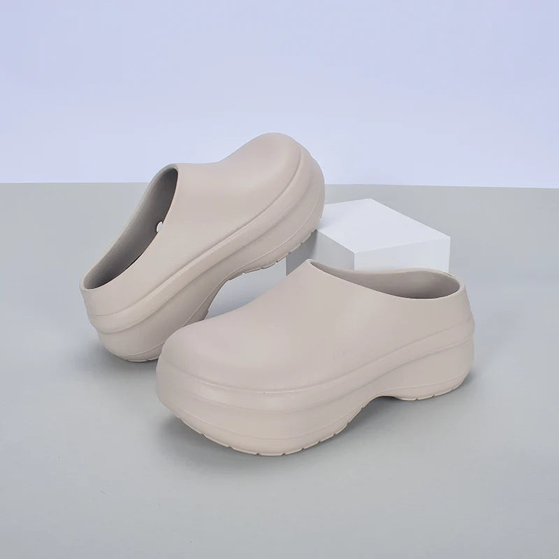 Outdoor Casual Shoes Comfortable Thick Bottom EVA Slippers Anti-slip