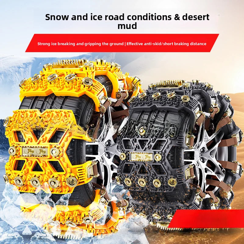 TPU Snow Chains for Cars, SUVs & Off-Road Vehicles