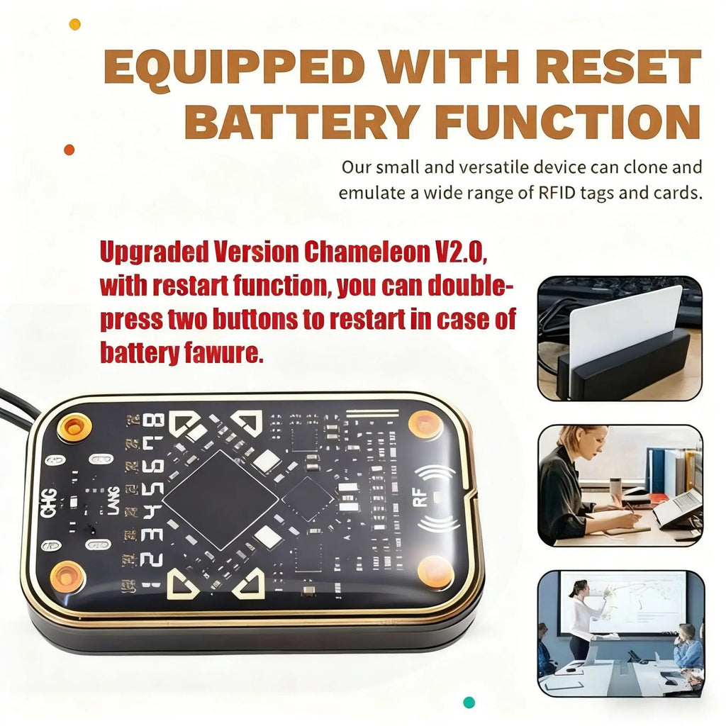 Chameleon Ultra Contactless Smart Card Emulator Compatible NFC Read Zpaxo
