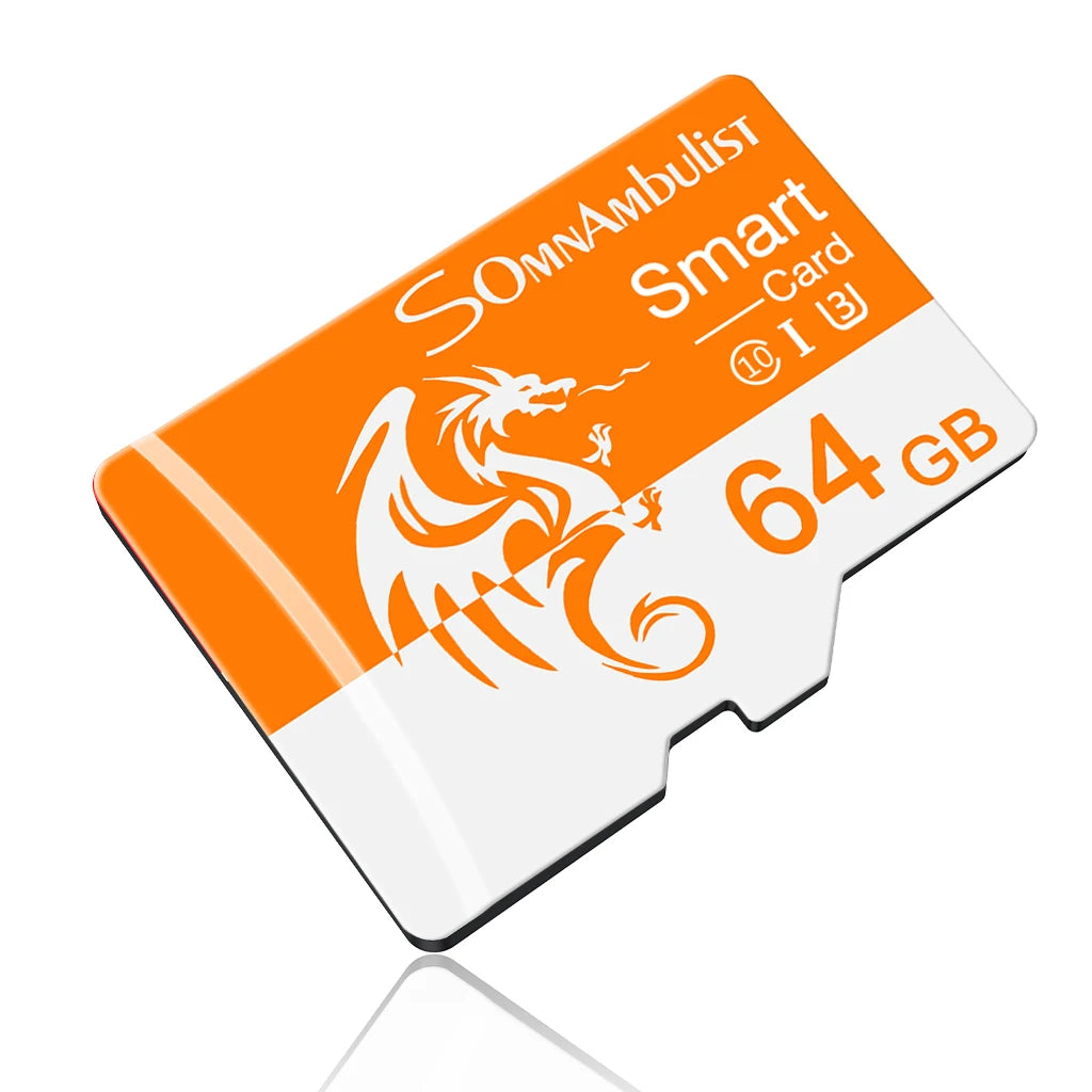 SomnAmbulist Memory Card 64GB High Speed Mini TF Card C10 U3 A1 for Drone Audio Surveillance Device 64GB TF Card Zpaxo 64 GB