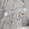 Easy-install Water Ripple Transparent Suction Cup Hooks No Drilling
