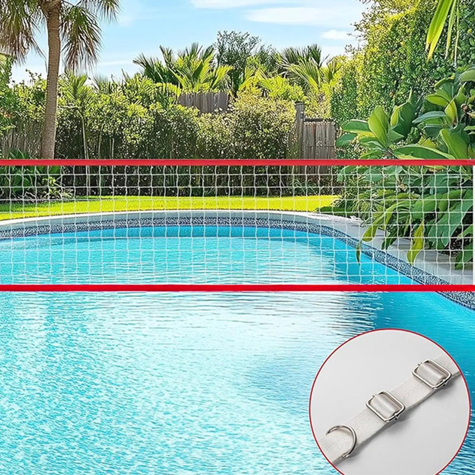 Volleyball Net Pool Swimming Replacement Adjustable Sport Toy Outdoor