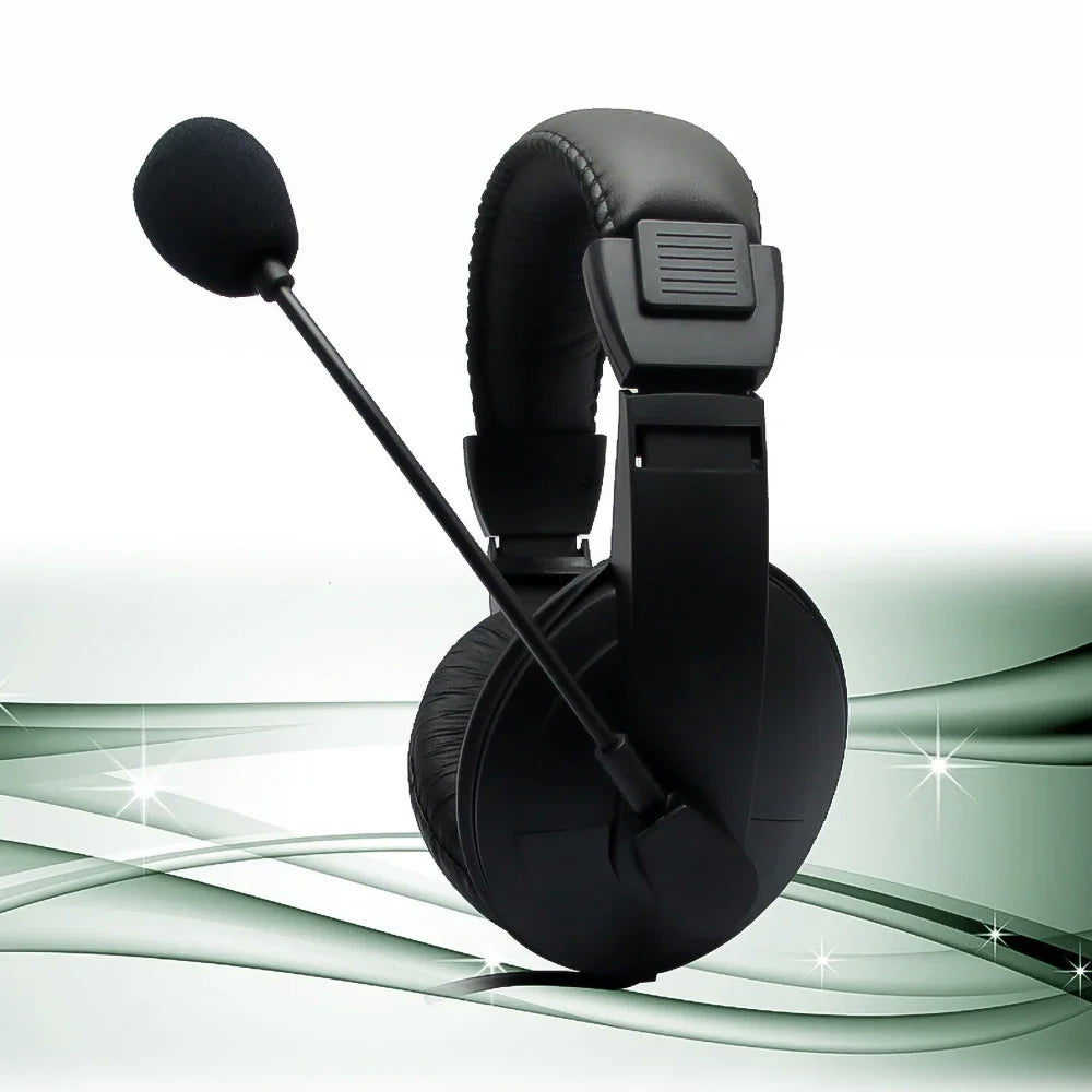 KEBIDUMEI Wired Headsets Over-ear Headphones Mic Noise Cancelling