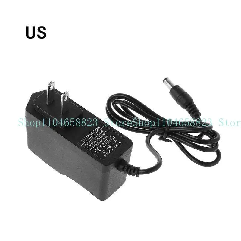 EU US Plug 12 6V 1A DC Lithium Battery Li-ion Wall 100V-240V Constant Zpaxo US China Mainland