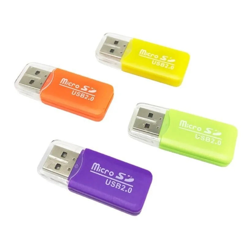 Mini USB 2 0 Portable Memory Card Reader Adapter SD TF T-flash Laptop Zpaxo