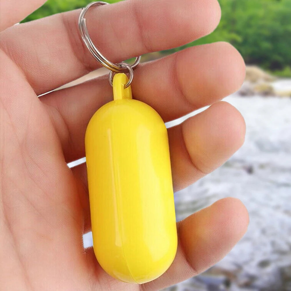 Float Canal Keychain Portable Floating Keyring Plastic Anti-lost