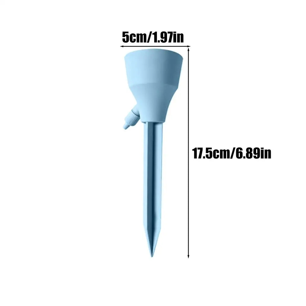Watering Spikes 3Pcs Adjustable Drip Irrigation System Automatic Self Watering Spikes For Plants Indoor Outdoor Potted Plants Zpaxo Blue 3Pcs