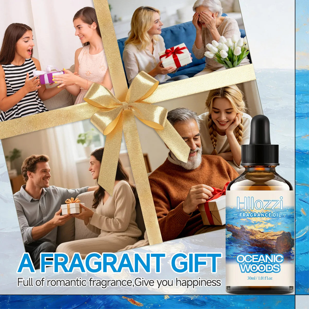 OCEANIC WOODS FRAGRANCE OIL Suitable Nail Hair Skin Care Massage Zpaxo