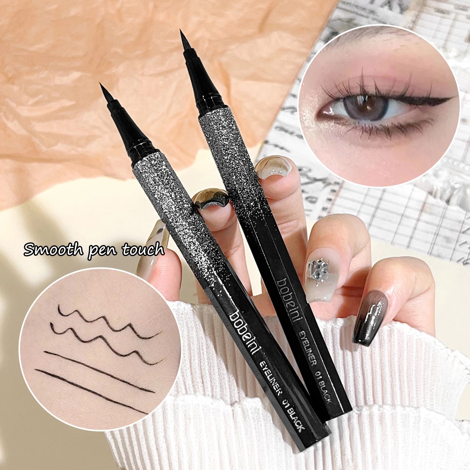 Eyeliner Long-lasting non-fading Waterproof non-smudged Easy to color Suitable for beginners Eyeliner liquid pen Zpaxo