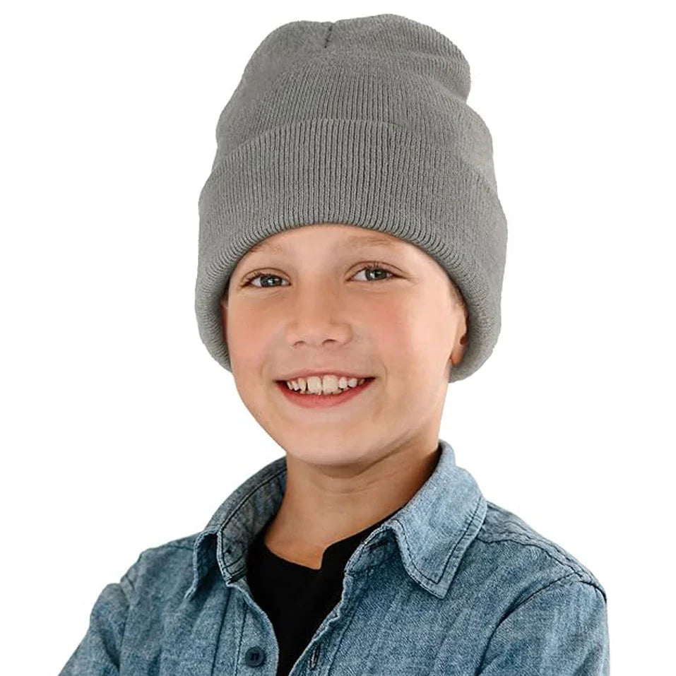 Kids Winter Knit Beanie Hat – Unisex Baby & Toddler Ski Cap