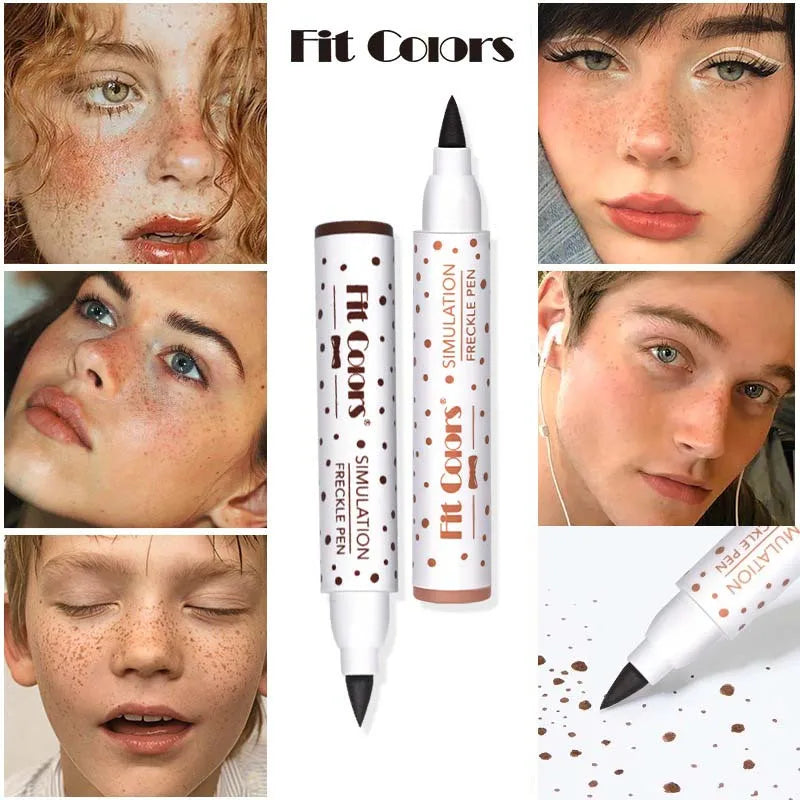 Freckles Pen Waterproof Natural Simulation Fake Spot Makeup Tool Lasting Waterproof Face Dot Spot Pen Eyeliner Durable Cosmetics Zpaxo