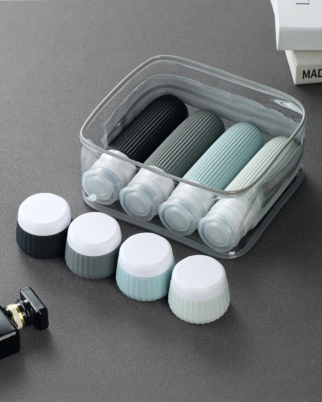 Mrsdry Travel Bottles TSA Approved Toiletries Leak Proof Silicone