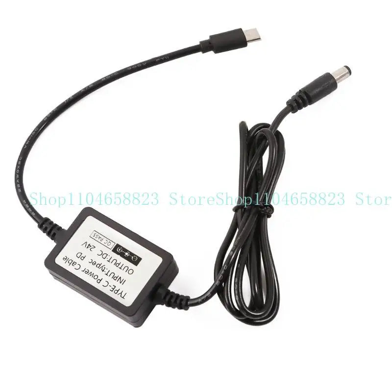 USB TypeC 20V to DC24V 5.5x2.1mm Power Cable 12V 15V 20V In 24V Out for 24V Cameras and Speaker Led Lights Power Supply Zpaxo China Mainland