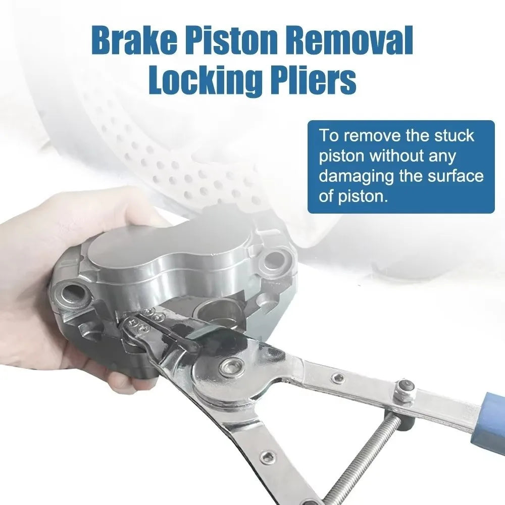 Universal Brake Piston Removal Pliers Locking Non-slip Handle Caliper Zpaxo