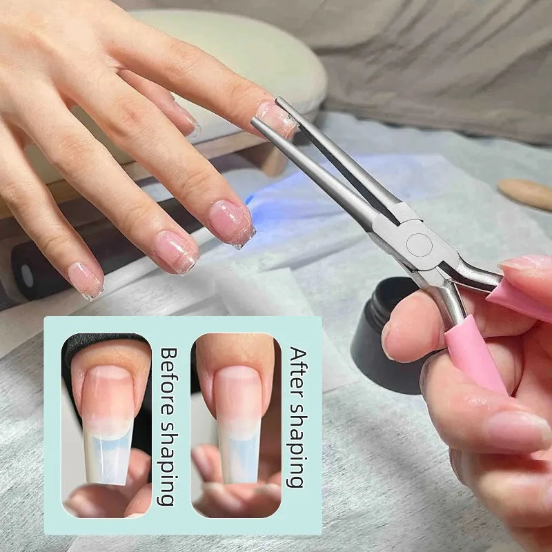 Acrylic Nail C Curve Pincher Clamp – Shaping & Extension Tool Nail Shaping Clamp Zpaxo