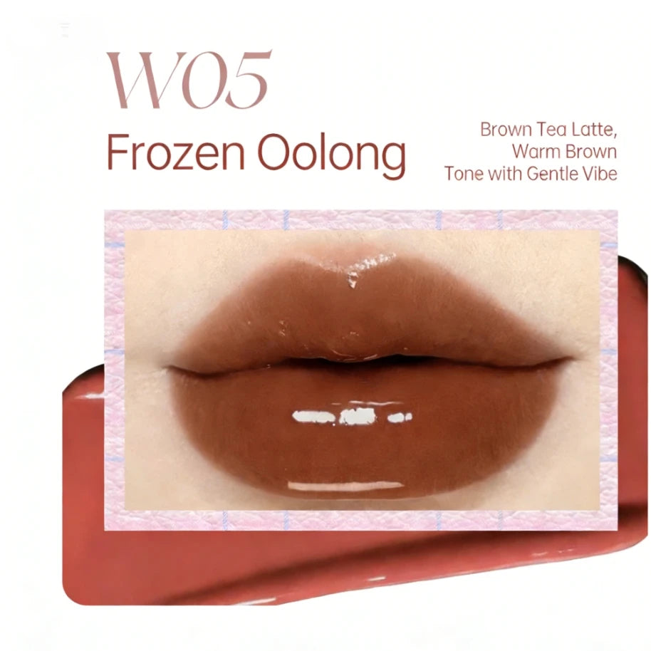New VEECCI Lip Glaze Soft Tube Watery Bare Tint Lip Balm 9g Lip Color moisturizing Lipstick Authentic Makeup Original Zpaxo W05