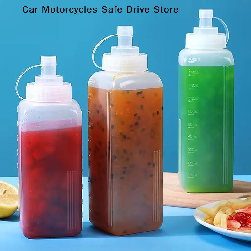 A600 800 Squeeze Sauce Bottles Condiment Dispenser Large Mouth