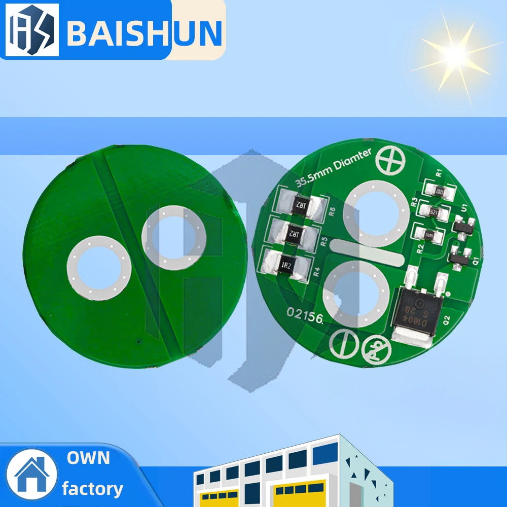 2.7V 500F Supercap Balancing Board, Auto Grade Overvoltage Protection Module 1/3PCS Pack Zpaxo