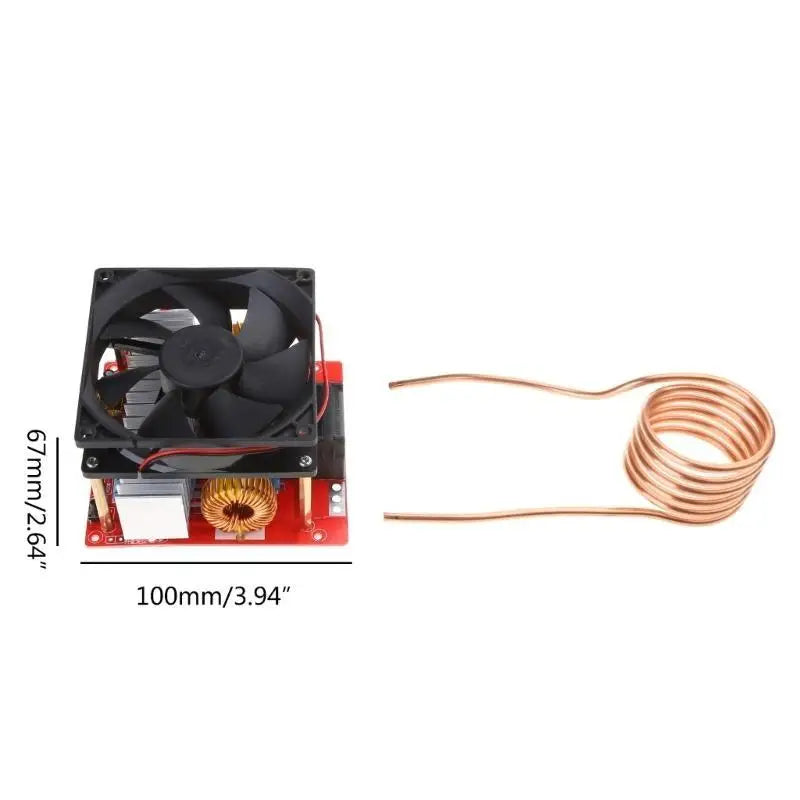 20A 24V-36V 1000W ZVS Induction Heating Board Module Driver Heater DIY High Frequency Induction Heating Machine Module Zpaxo
