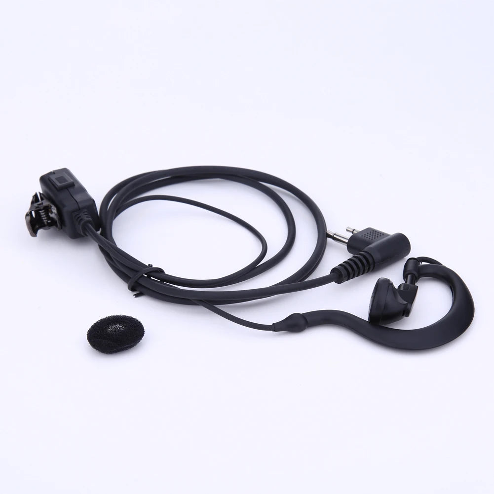 2Pcs Walkie Talkie Earpiece Headset Multifunctional 2-Pin Earphone Earpiece Headphone Privacy Accessories for Motorola CB Radio Zpaxo China Mainland