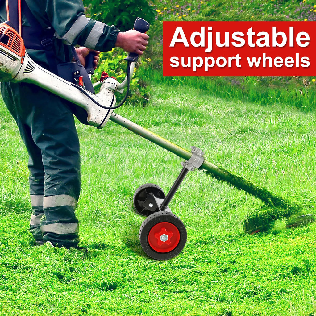 Support Wheels Auxiliary Wheels Adjustable 26mm-28mm String Trimmer Wheel Mower Attachment for Walk-Behind String Trimmers Weed Zpaxo