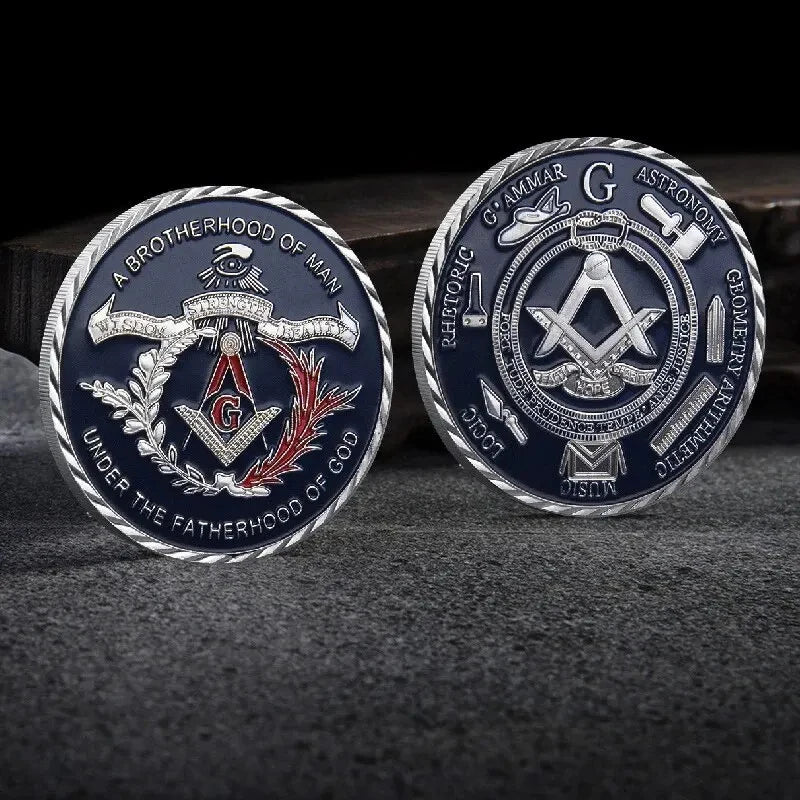 U S Commemorative Coins Freemasonry Medals Metal Badges Collectible