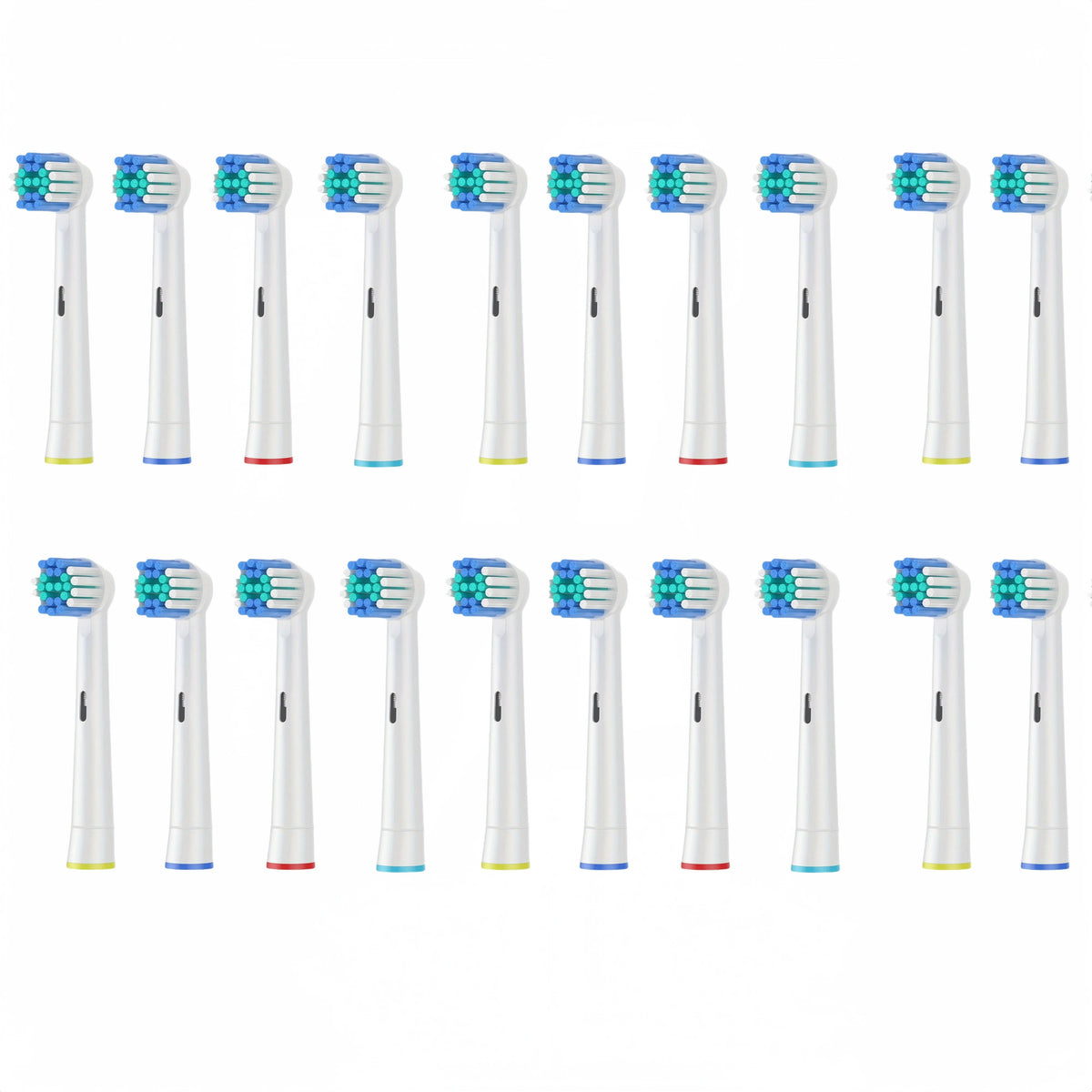 Wholesale 4/16/20/80pcs Set/lot Electric Toothbrush Head For Oral B Sensitive Replacement Brush Heads D25 D30 D32 D18 4739 3709 Zpaxo SB17A 20PCS