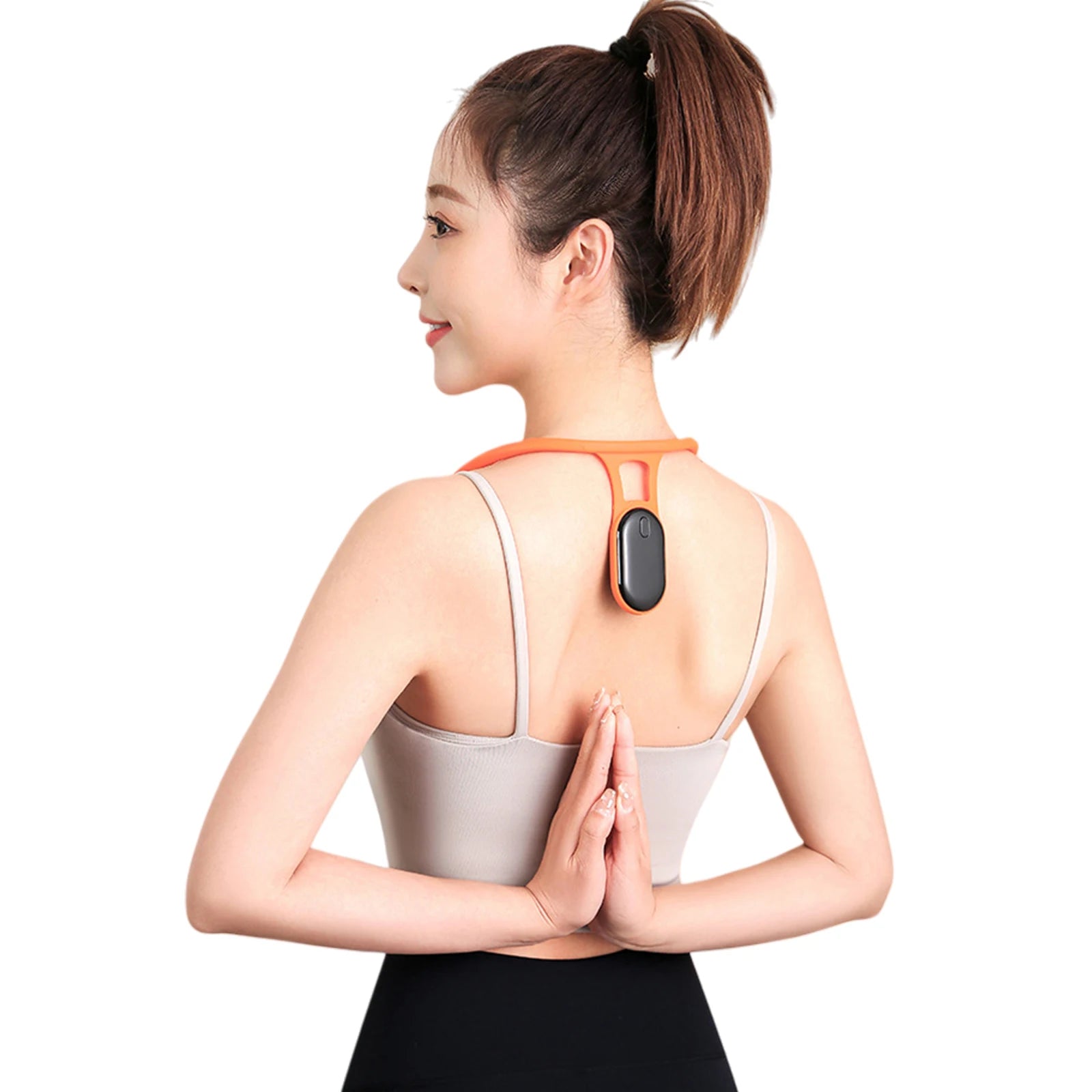 Smart Posture Corrector Vibration Reminder Neck Hump Realtime
