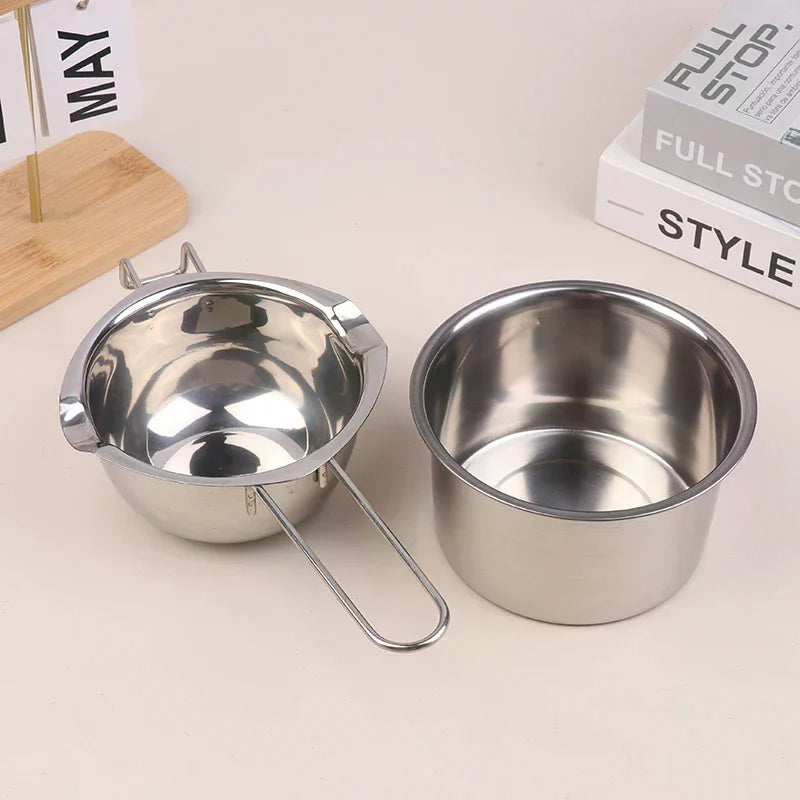For Melting Chocolate Candy Candle Soap Wax Making Kit Candle Wax Melting Pot With Stainless Steel Pot Zpaxo