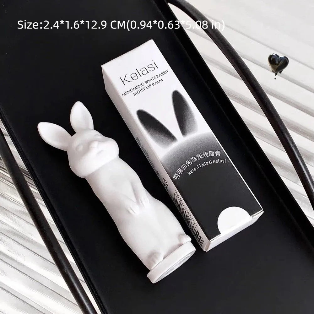 Rabbit Black Rose Lip Balm Jelly Colored Anti-chapped Tint Zpaxo