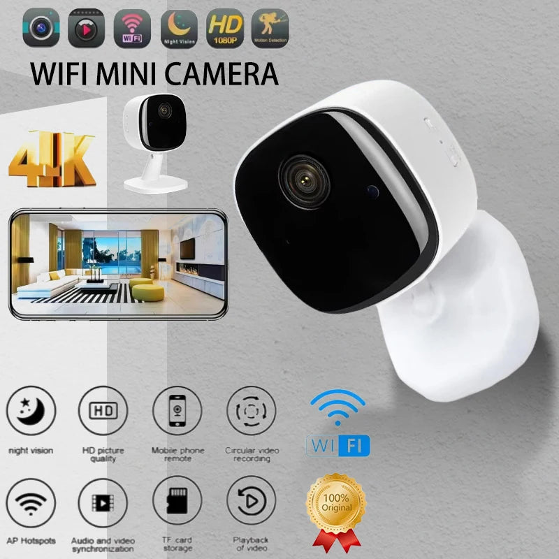 4K Security Camera Wireless Full Night Vision Wifi Monitor Waterproof