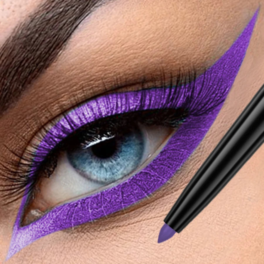 Colourful Eyeliner Pen Pigmented Pearly Glitter&shimmer Metallic