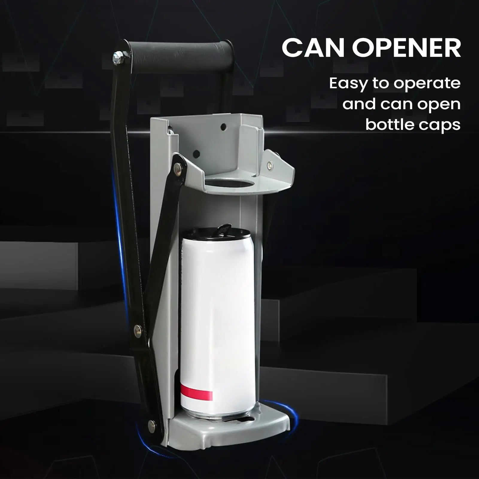 Can Smasher for Recycling Recycling Tool Metal Effective Bottle Opener Aluminium Can Crusher Smasher for Gadgets Home Outdoor Zpaxo