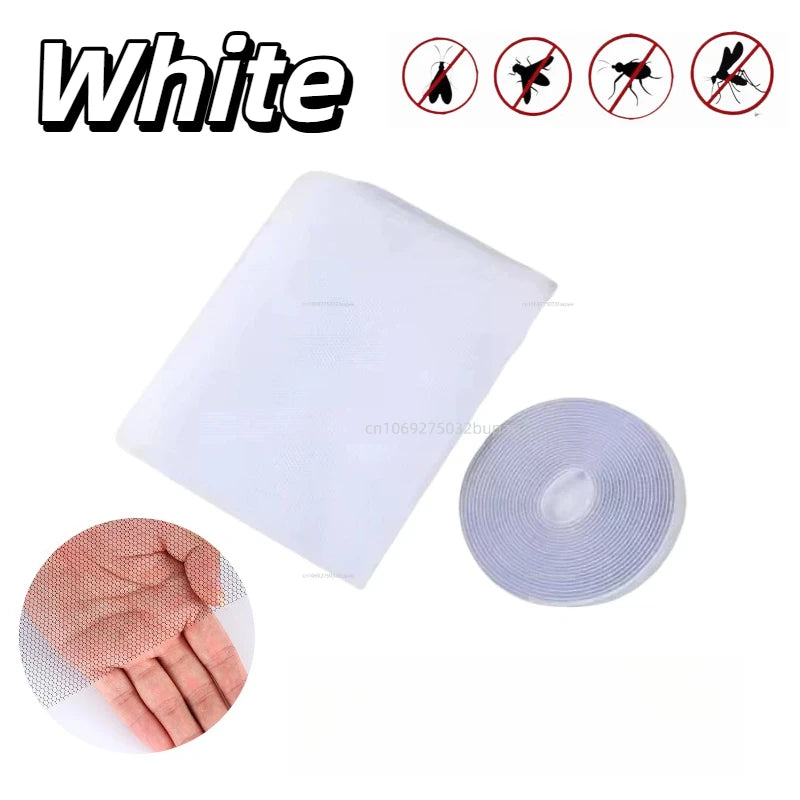 Anti Mosquito Net Indoor Insect Fly Mosquito Mesh Screen Curtain Home Protector Window Net High Quality Durable House Supplies Zpaxo White S-1.3x1.5m