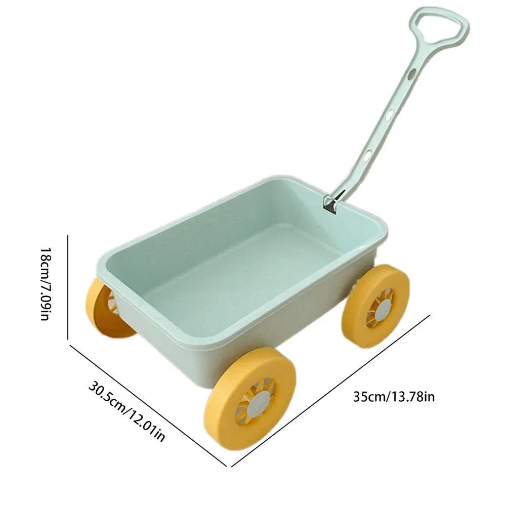 Toddler Beach Toys Early Learning Sand Play Trolley 8 Fun Outdoor Zpaxo Blue United States