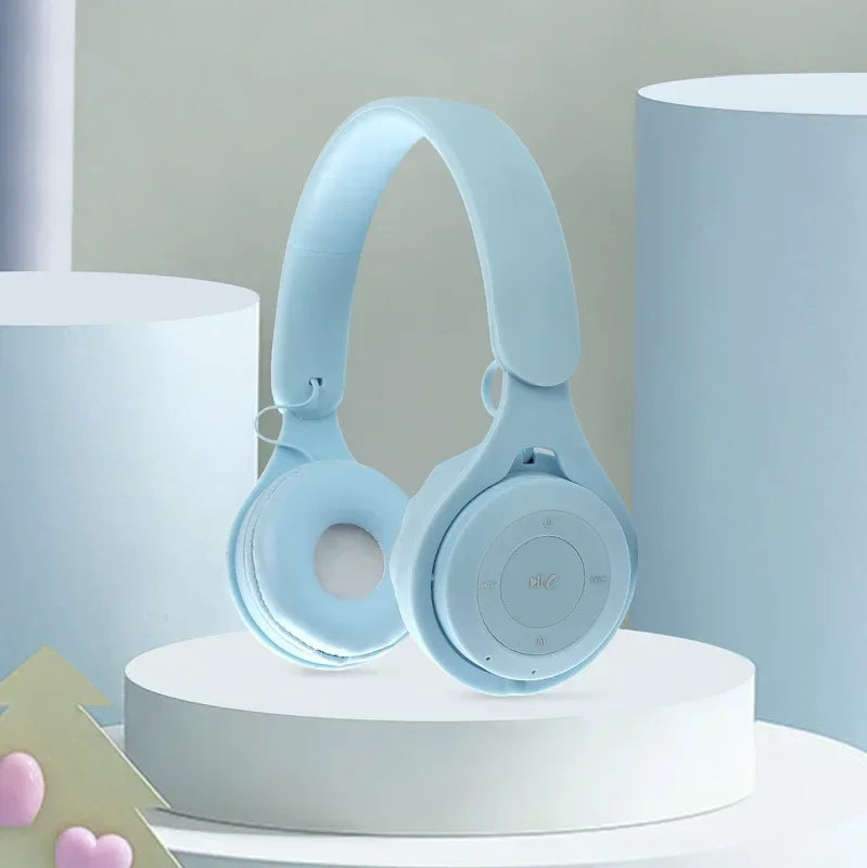 Stereo Y08 Headset 5 3 Bluetooth Folding Wireless Sports Earphone Zpaxo blue