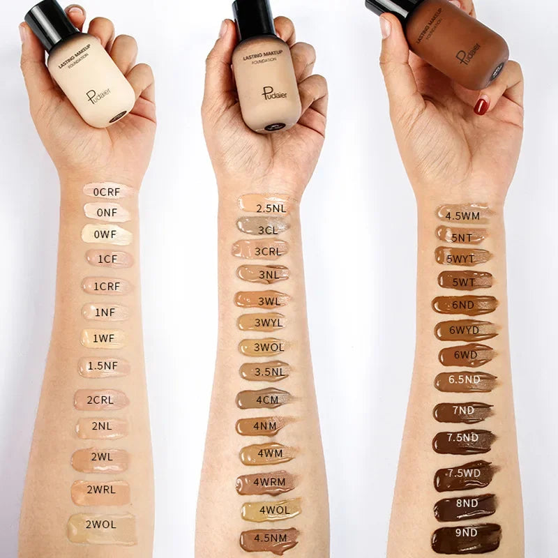 Face Foundation Makeup Base Cream Mineral Full Coverage Concealer No