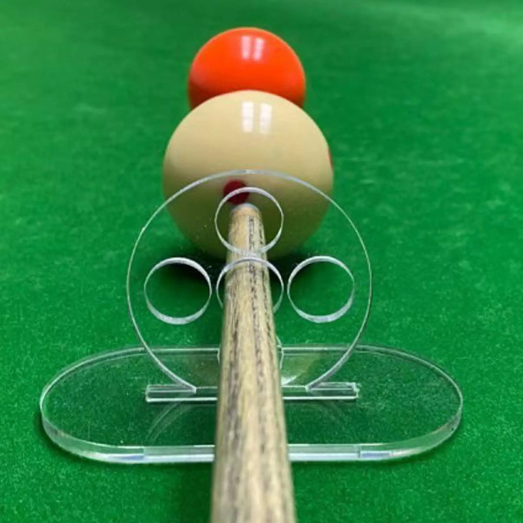 1 5 Holes Billiard Rod Trainer Acrylic Pool Cue Exerciser Equipment