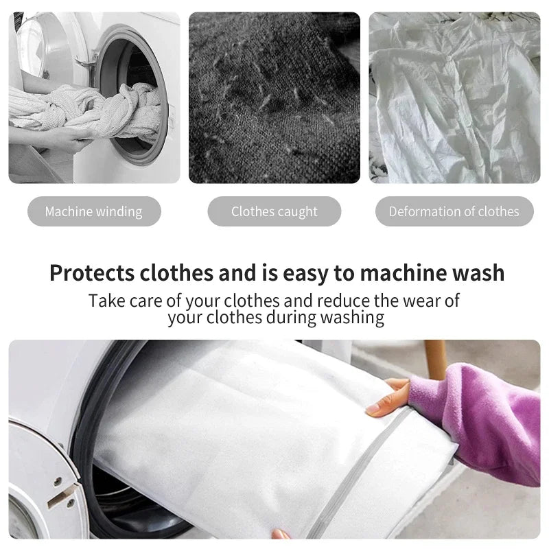 Lead-free Mesh Laundry Bags with Sturdy Zipper for Delicates 3 Durable Laundry Wash Bags Protect Clothes in Washing Machine Zpaxo