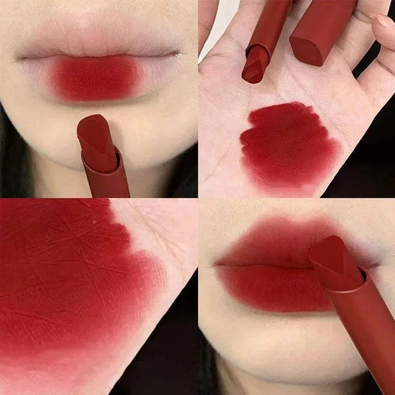 Dried Rose Matte Lipstick Waterproof Nude Pink Not Fading Sexy Red