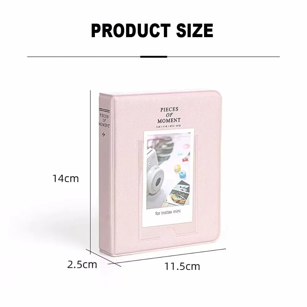 64 Pockets Photo Album Inch Pictures Storage Case Stamps Tickets Zpaxo