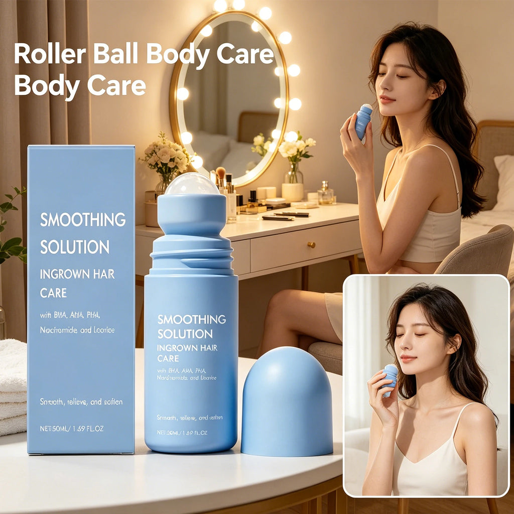 Hair Removal Roller Serum Mild Body Care Essence Soften Body Hair Moisturizing Soothing After Hair Removal Daily Full Body Skin Zpaxo