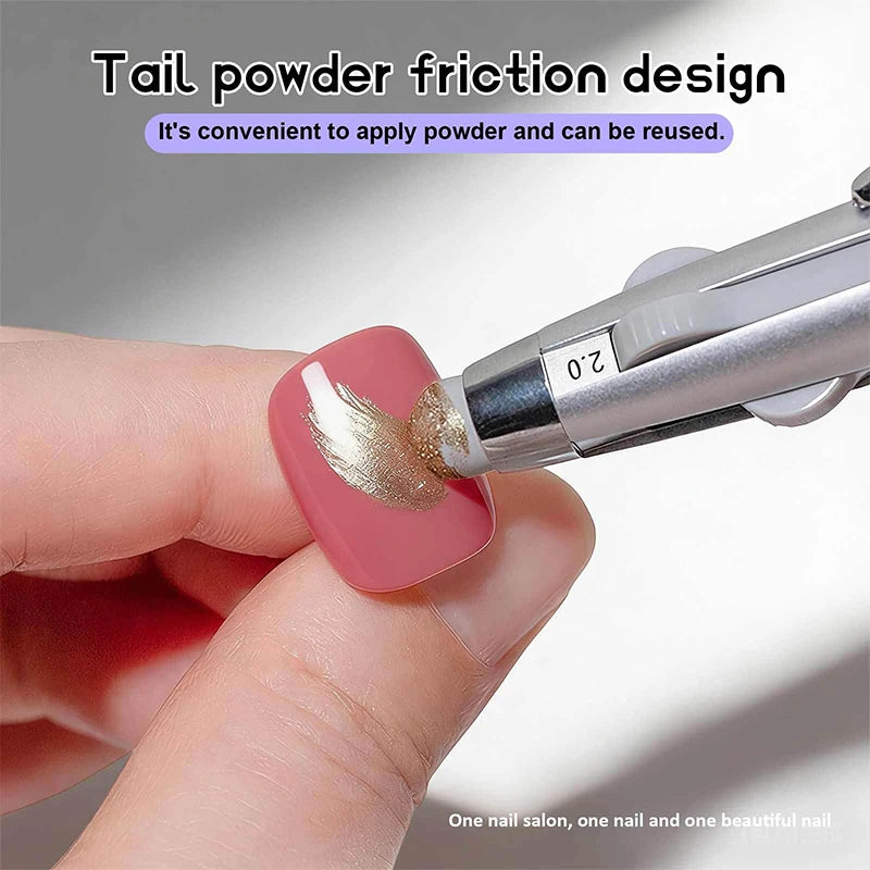 5-in-1 Nail Dotting Pen Nail Art Dotting Tools Ballpoint Pen Design Nail Art Tip Dot Paint Manicure Kit for Drawing Home Salon Zpaxo