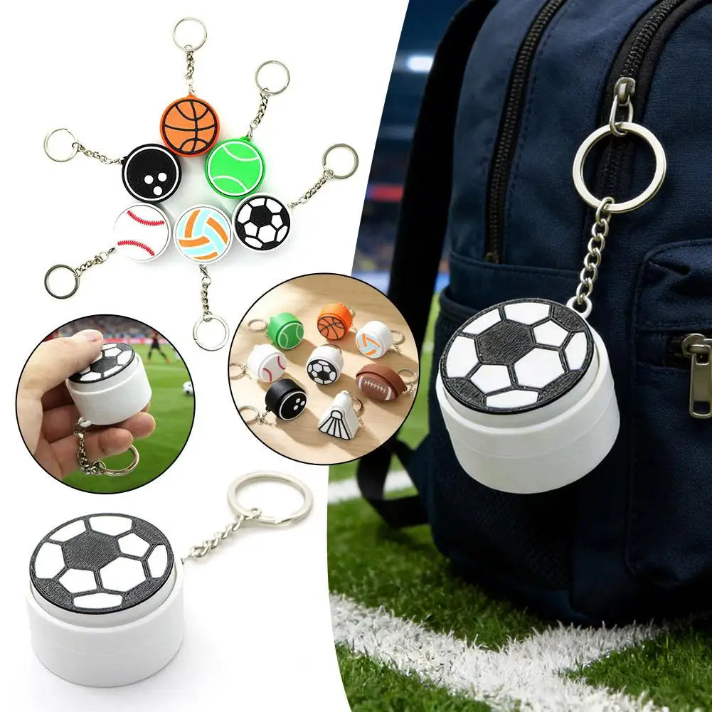 Sports Ball Keychain – Football, Basketball & Baseball Sports Keychain Zpaxo