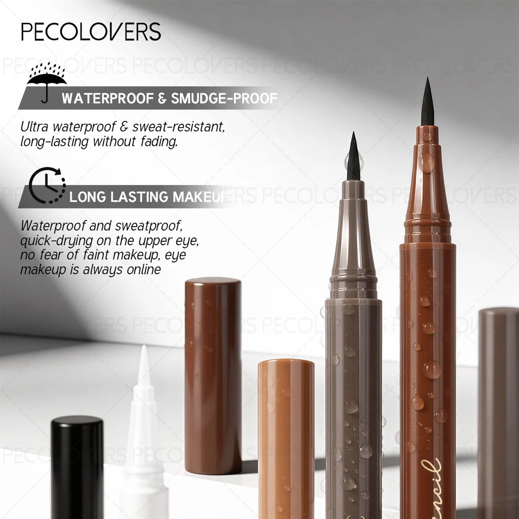 3PCS/Set Ultra-fine Liquid Eyeliner, Waterproof and Sweat-proof, Anti-smudge, Quick-drying, Smooth Formula, Precise Drawing Zpaxo