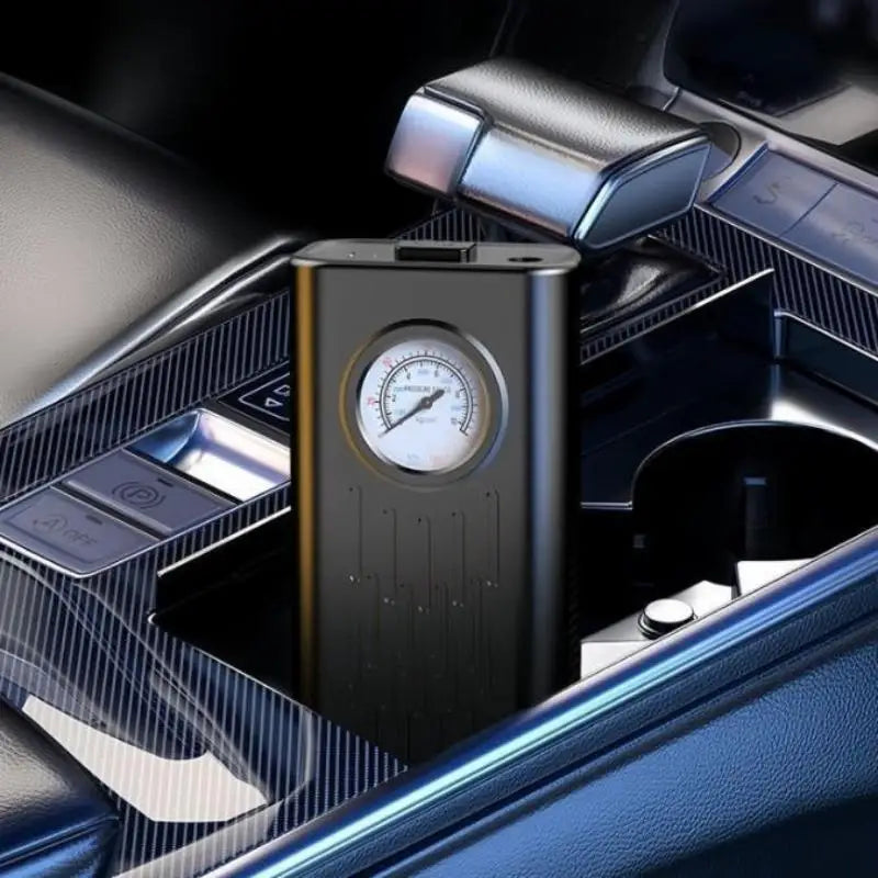 Cordless Portable Tire Inflator – Air Pump & Pressure Gauge