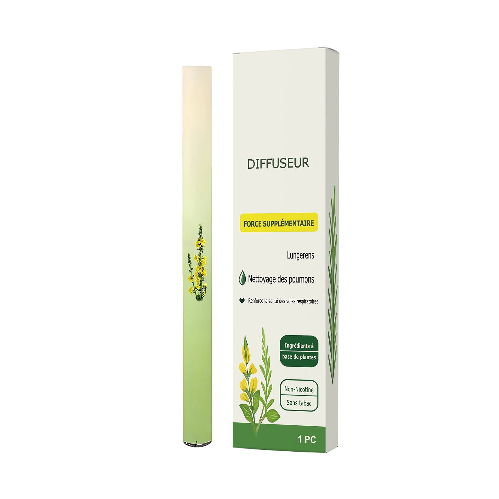 Herbal Fresh Breathing Stick – Nasal & Respiratory Relief Pen Herbal Inhalation Pen Zpaxo
