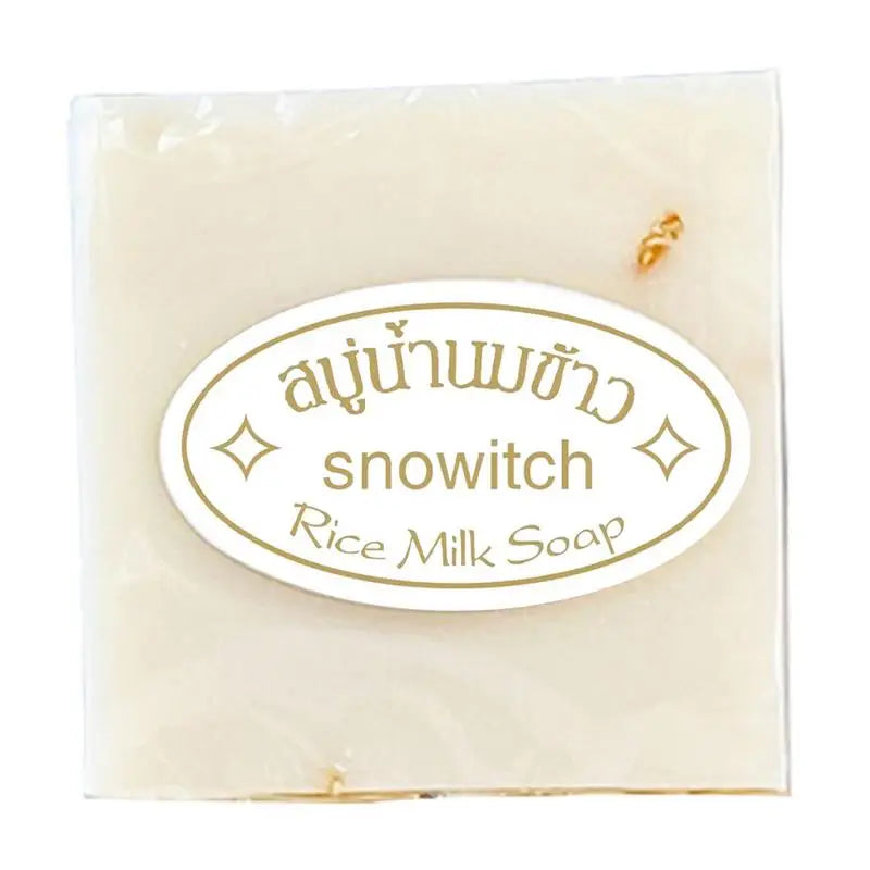 Thai Rice Milk Soap Bar – Moisturizing Handmade Cleanser Handmade Soap Bar Zpaxo Type A