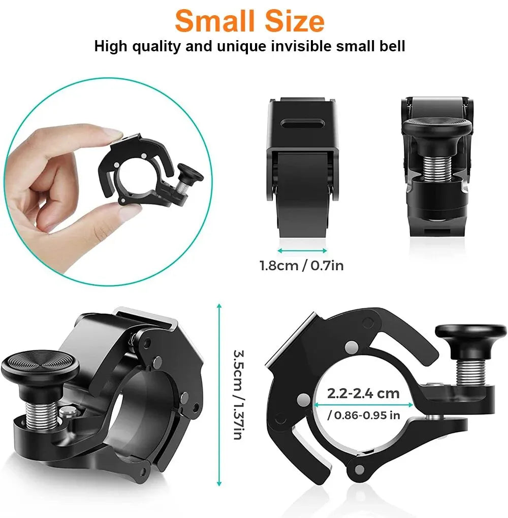 New Stainless Bicycle Bell Ring MTB Cycling Horn Bike Handlebar Bell Crisp Sound Horn for Bicycle Safety Bike Accessories Zpaxo