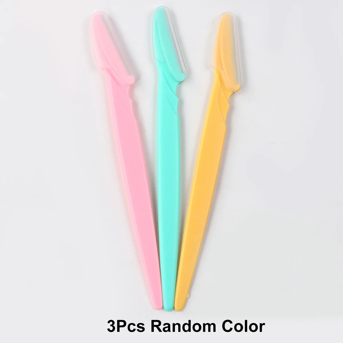 3/6/12Pcs Eyebrow Razor Multipurpose Facial Trimmer Hair Remover Eyebrow Shaper for Women and Men Zpaxo 3Pcs Random Color